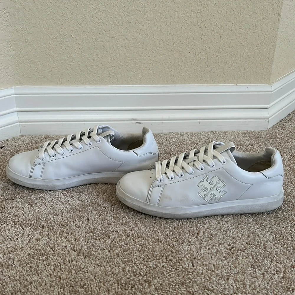 Tory Burch DOUBLE T HOWELL COURT SNEAKER - White